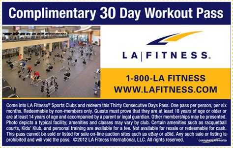 You can use a free trial pass every 90 days. . La fitness day pass price